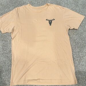 Men's Tan Yellowstone T-Shirt with Logo